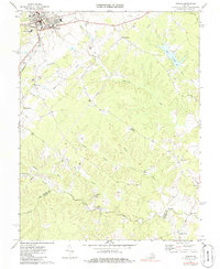 Download a high-resolution, GPS-compatible USGS topo map for Orange, VA (1984 edition)