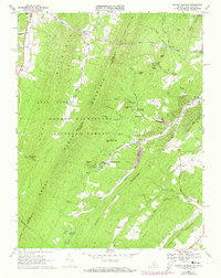 Download a high-resolution, GPS-compatible USGS topo map for Orkney Springs, VA (1973 edition)