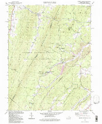 Download a high-resolution, GPS-compatible USGS topo map for Orkney Springs, VA (1997 edition)