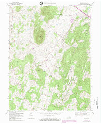 preview thumbnail of historical topo map of Fauquier County, VA in 1970