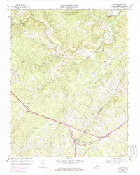 Download a high-resolution, GPS-compatible USGS topo map for Pamplin, VA (1985 edition)