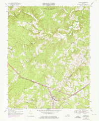 Download a high-resolution, GPS-compatible USGS topo map for Pamplin, VA (1976 edition)