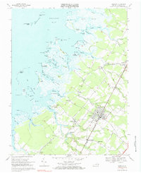 Download a high-resolution, GPS-compatible USGS topo map for Parksley, VA (1984 edition)