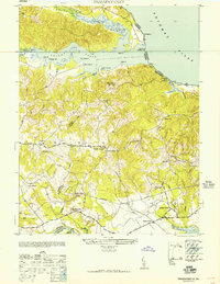 Download a high-resolution, GPS-compatible USGS topo map for Passapatanzy, VA (1952 edition)