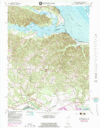 Download a high-resolution, GPS-compatible USGS topo map for Passapatanzy, VA (1983 edition)
