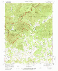 Download a high-resolution, GPS-compatible USGS topo map for Peaks Of Otter, VA (1988 edition)