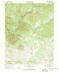 Download a high-resolution, GPS-compatible USGS topo map for Peaks of Otter, VA (1970 edition)