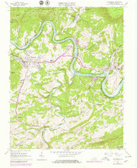 Download a high-resolution, GPS-compatible USGS topo map for Pearisburg, VA (1979 edition)