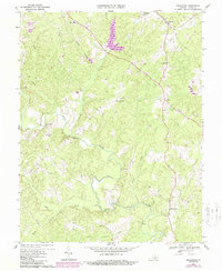 Download a high-resolution, GPS-compatible USGS topo map for Pendleton, VA (1987 edition)