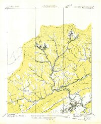Download a high-resolution, GPS-compatible USGS topo map for Pennington Gap, VA (1935 edition)
