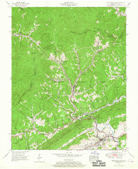 Download a high-resolution, GPS-compatible USGS topo map for Pennington Gap, VA (1967 edition)