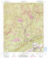 Download a high-resolution, GPS-compatible USGS topo map for Pennington Gap, VA (1991 edition)