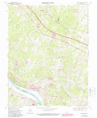 Download a high-resolution, GPS-compatible USGS topo map for Perkinsville, VA (1987 edition)