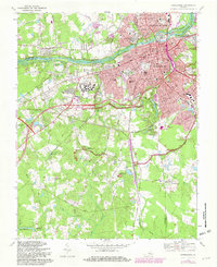 Download a high-resolution, GPS-compatible USGS topo map for Petersburg, VA (1982 edition)
