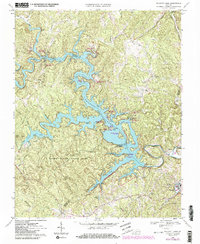 Download a high-resolution, GPS-compatible USGS topo map for Philpott Lake, VA (1984 edition)