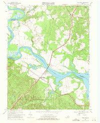 Download a high-resolution, GPS-compatible USGS topo map for Port Royal, VA (1971 edition)