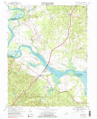 Download a high-resolution, GPS-compatible USGS topo map for Port Royal, VA (2000 edition)