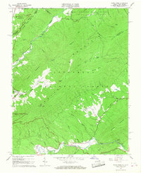 Download a high-resolution, GPS-compatible USGS topo map for Potts Creek, VA (1967 edition)