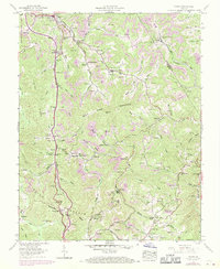 preview thumbnail of historical topo map of Pound, VA in 1957