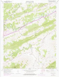 Download a high-resolution, GPS-compatible USGS topo map for Pounding Mill, VA (1978 edition)