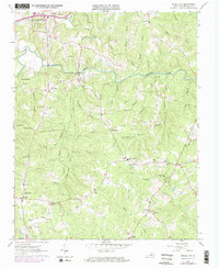 Download a high-resolution, GPS-compatible USGS topo map for Powellton, VA (1974 edition)
