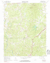 preview thumbnail of historical topo map of Rockingham County, VA in 1964