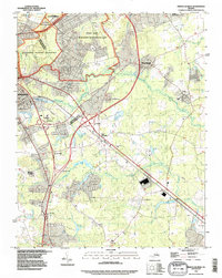 Download a high-resolution, GPS-compatible USGS topo map for Prince George, VA (1996 edition)