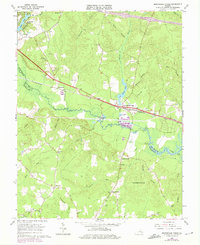 Download a high-resolution, GPS-compatible USGS topo map for Providence Forge, VA (1975 edition)