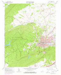 Download a high-resolution, GPS-compatible USGS topo map for Pulaski, VA (1978 edition)