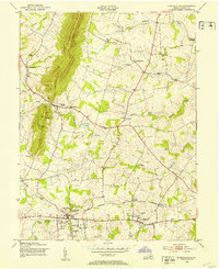 Download a high-resolution, GPS-compatible USGS topo map for Purcellville, VA (1953 edition)