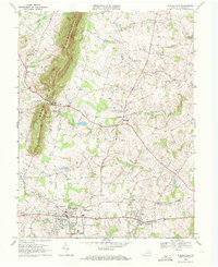 Download a high-resolution, GPS-compatible USGS topo map for Purcellville, VA (1972 edition)