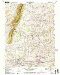 Download a high-resolution, GPS-compatible USGS topo map for Purcellville, VA (1984 edition)