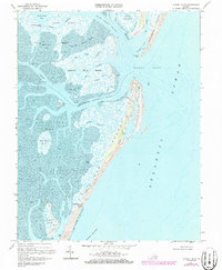 Download a high-resolution, GPS-compatible USGS topo map for Quinby Inlet, VA (1986 edition)