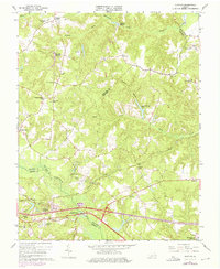 Download a high-resolution, GPS-compatible USGS topo map for Quinton, VA (1975 edition)