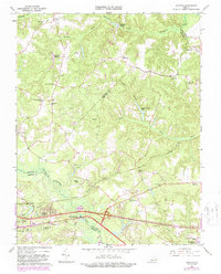 Download a high-resolution, GPS-compatible USGS topo map for Quinton, VA (1987 edition)