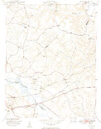 Download a high-resolution, GPS-compatible USGS topo map for Quinton, VA (1949 edition)
