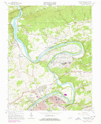 Download a high-resolution, GPS-compatible USGS topo map for Radford North, VA (1978 edition)