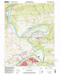Download a high-resolution, GPS-compatible USGS topo map for Radford North, VA (2000 edition)