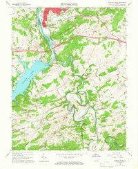 Download a high-resolution, GPS-compatible USGS topo map for Radford South, VA (1966 edition)