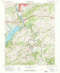 Download a high-resolution, GPS-compatible USGS topo map for Radford South, VA (1971 edition)
