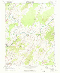 Download a high-resolution, GPS-compatible USGS topo map for Rapidan, VA (1972 edition)