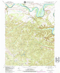 Download a high-resolution, GPS-compatible USGS topo map for Rappahannock Academy, VA (1987 edition)