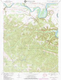Download a high-resolution, GPS-compatible USGS topo map for Rappahannock Academy, VA (1984 edition)