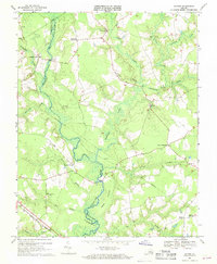preview thumbnail of historical topo map of Isle of Wight County, VA in 1968