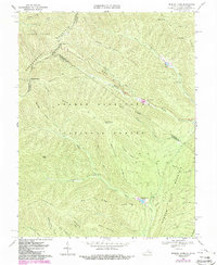 Download a high-resolution, GPS-compatible USGS topo map for Reddish Knob, VA (1989 edition)