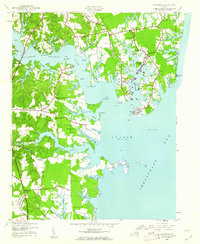 Download a high-resolution, GPS-compatible USGS topo map for Reedville, VA (1961 edition)