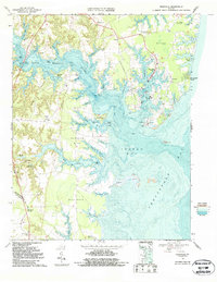 Download a high-resolution, GPS-compatible USGS topo map for Reedville, VA (1987 edition)