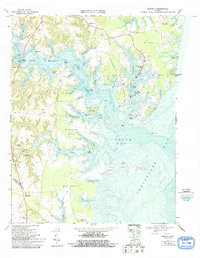 Download a high-resolution, GPS-compatible USGS topo map for Reedville, VA (1993 edition)