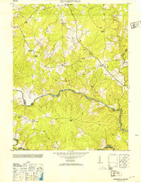 preview thumbnail of historical topo map of Fauquier County, VA in 1953