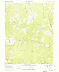 preview thumbnail of historical topo map of Fauquier County, VA in 1968